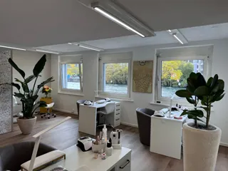 Studio mit Pflanzen